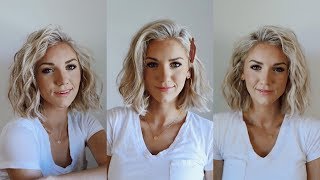 3 Ways to Curl SHORT Hair [upl. by Damali850]