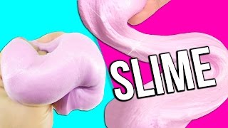 HAZ SLIME ESPONJOSO SIN BORAX  DIY FLUFFY SLIME  Tutoriales Belen [upl. by Bocoj254]