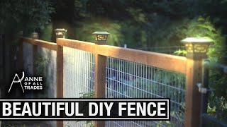 Easy Beautiful DIY Fence [upl. by Yma]