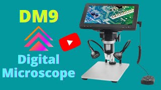 Reviewing of High definition DM9 1200X USB Digital Microscope with 7 Inch ScreenUPDATED 2021 [upl. by Yevol]