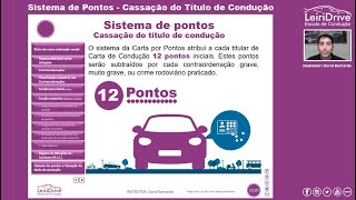 Sistema de Pontos e Cassação do Título de Condução [upl. by Azelea]