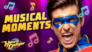 Captain Mans Most MUSICAL Moments 🎵  Henry Danger [upl. by Llednav]