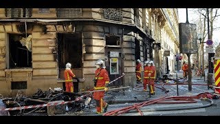 Incendie de la banque Tarneaud rue Franklin Roosevelt  un témoin blanchi les gilets jaunes [upl. by Weissman]