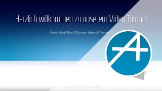 Video Tutorial COMpact 4000 Grundeinrichtung 7 0C [upl. by Dermot]