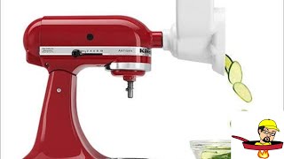 KitchenAid ShredderSlicer Attachment  PRODUCT REVIEW [upl. by Vardon]