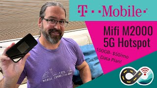 TMobile Inseego Mifi M2000 5G Hotspot Ultra Capacity 5G Map 100GB Data Plan [upl. by Olshausen]