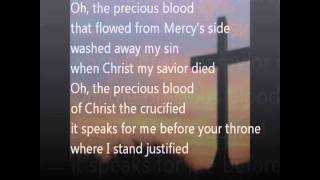 The Precious Blood with lyrics [upl. by Joshuah743]