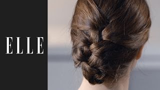 Comment faire une tresse indienne ┃ELLE Coiffure [upl. by Donahue]