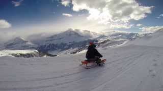 Grindelwald Schlittelbahn  Big Pintenfritz  Longest Sledding  Sledging Run in the World [upl. by Rand]