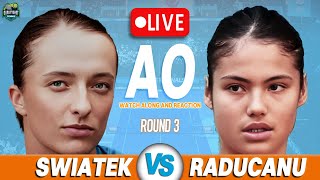 SWIATEK vs RADUCANU  Australian Open 2025  LIVE Tennis Watchalong [upl. by Ailbert]