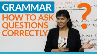 How to ask questions correctly in English — Embedded Questions [upl. by Asoj]