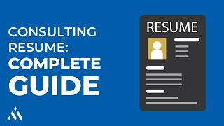 Consulting Resume Complete Guide [upl. by Jean-Claude710]