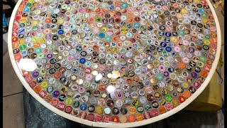 Building a Bottle Cap Table  Every Step [upl. by Hambley]