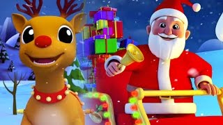 Jingle Bells  Chanson de Noël pour les enfants  Christmas Song For Kids in 3D  Kids Song [upl. by Einallem]