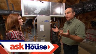 How to Install a WholeHouse Humidifier  Ask This Old House [upl. by Kcor762]