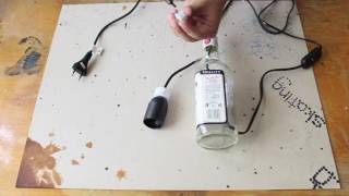 DiY Bottle Lamp [upl. by Ylahtan]