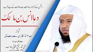 DUA ANAS BIN MALIK RA with Lyrics  Voice Qari Saad Noumani دعاِ انس ، قاری سعد نعمانی [upl. by Lesak629]