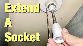 How To Extend A Light Bulb Socket [upl. by Endo]