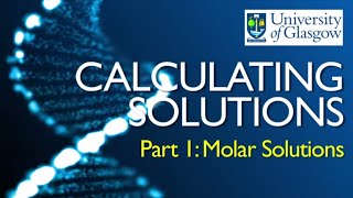 Preparing Solutions  Part 1 Calculating Molar Concentrations [upl. by Dymoke704]