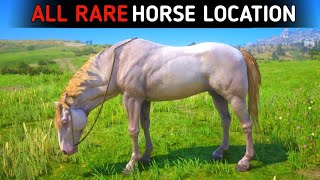 All 14 Rare Horse Locations  RDR2 [upl. by Avery]