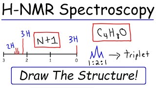 Proton NMR Spectroscopy  How To Draw The Structure Given The Spectrum [upl. by Obaza]