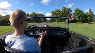 Austin Healey Sprite Quick Drive GREAT AUDIO [upl. by Harlene985]