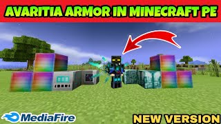 Avaritia armor in Minecraft pocket edition  God armor  Infinity armor in Minecraft PE  Roargaming [upl. by Fields]