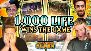 First to 1000 Life Wins  Commander Clash S17 E04 [upl. by Nahguav]