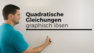 Quadratische Gleichungen graphisch lösen  Mathe by Daniel Jung [upl. by Atteselrahc]