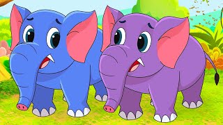 Hathi Raja Kaha Chale  हाथी राजा कहा चले  Hindi Rhymes For Childrens  Nursery Rhyme Hindi [upl. by Haden]