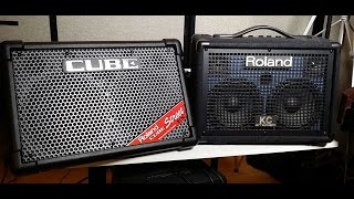 Roland  KC110 vs Cube Street EX [upl. by Nerret622]