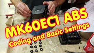 The MK60EC1 ABS Coding and Basic Settings [upl. by Ileak]