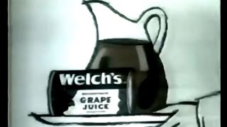 Welchs Grape Juice Animated Commercial 1974 [upl. by Anifad]