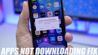 iPhone Apps Not Downloading  How To FIX It [upl. by Assyla]