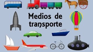 Los medios de transporte para niños [upl. by Nawiat937]