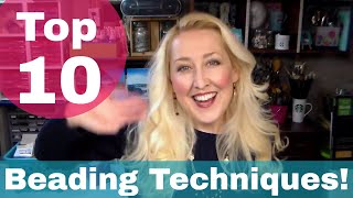 Top 10 Techniques for Beaded Jewelry [upl. by Alraep]