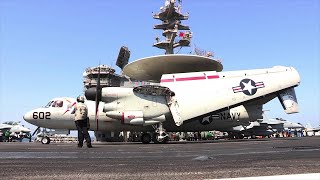 USS GEORGE HW BUSH CVN 77 Flight Deck Operations [upl. by Ban167]