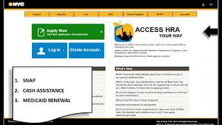 Access HRA  Creating an account [upl. by Lydon]