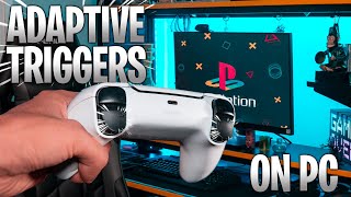 How To Get Adaptive Triggers On PC with PS5 Controller [upl. by Hinda405]