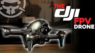 The DJI FPV Drone  The BEST Beginner Drone Review Unboxing amp Freestyle [upl. by Saffier865]