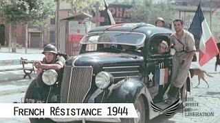 French Résistance in 1944 in color and HD [upl. by Prudy]