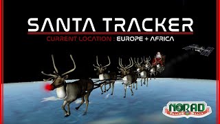 NORAD Track Santa 2024  Live EUROPE Tracker [upl. by Eiaj]