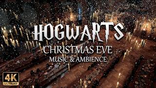 Christmas Eve at Hogwarts  4K Cinematic Harry Potter Music amp Ambience [upl. by Lupiv730]