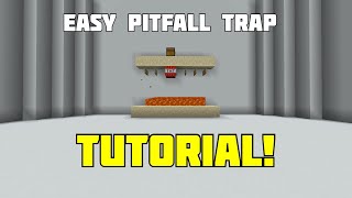 Minecraft 116 Simple Pitfall Trap Tutorial [upl. by Ettelrahc]