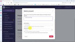 How To Delete Proton Mail Account [upl. by Harihs]