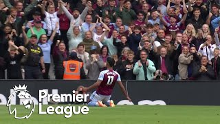 Ollie Watkins doubles Aston Villas lead over Brighton  Premier League  NBC Sports [upl. by Ecenaj]