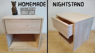 DIY How to Make a Nightstand [upl. by Loren]