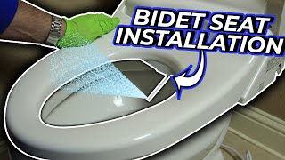 How To Install A Bidet Toilet Seat  DIY Plumbing [upl. by Reitman]