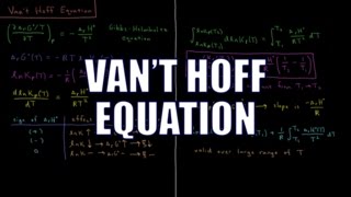 Chemical Thermodynamics 109  Vant Hoff Equation [upl. by Kciregor]