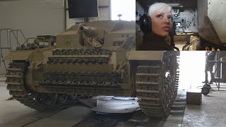 Driving the restored StuG III at Drivetankscom in Texas [upl. by Yeleen]